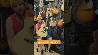 Ibanez PC15ECENT acoustic guitar #groovey #acousticguitar #ibanez #ibanezacoustic #musicstore #love