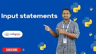 Input Statements in Python | Python Tutorials - 2022 | Codegnan