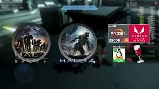 Halo 4, Halo Reach (Linux) - Ryzen 5 3500U - 720p
