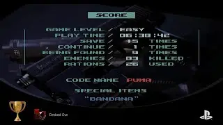METAL GEAR SOLID Master Collection Version decked out achievement