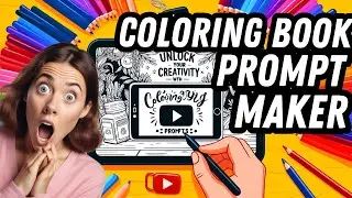 Quickly Create AI Coloring Book Prompts For Amazon KDP With This Tool