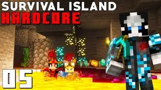 Ultimate Cave Competition | Minecraft Multiplayer Survival Island Hardcore #5