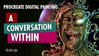 Digital Art Tutorial Procreate, A Conversation Within, iPad 2021
