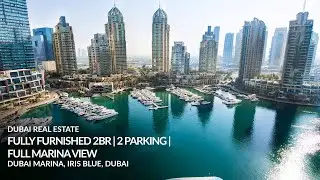 Fully Furnished 2BR | 2 Parking | Full Marina View