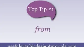 Top YouTube Tip from Useful Graphic Design Tutorials