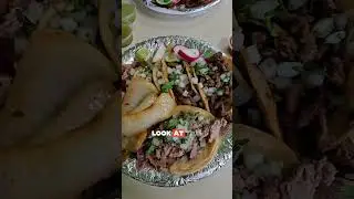 TACOS MANUEL WOW! Loved the tripa & carnitas! #Food #Foodies #Tacos #MexicanFood #Disneyland #Shorts