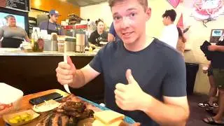 Trying Texas BBQ for the first time