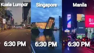 Different Time zones in Maritime Southeast Asia