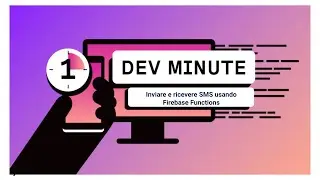 Inviare e ricevere SMS usando Firebase Functions | One Dev Min
