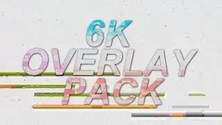 HUGE GLITCH OVERLAY PACK - 6K