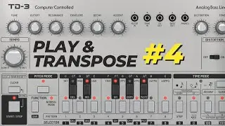 Playing and Transposing a Pattern | Behringer TD-3 Tutorial
