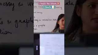 I touch the future ... I teach 📝