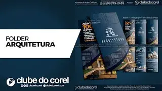 Folder – Arquitetura e Interiores (CDR e PDF)