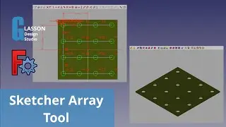 Learn to use FreeCAD's rectangular array tool