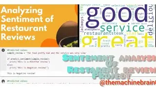 Sentiment Analysis of Restarent Review project #artificialintelligence project #machinelearning