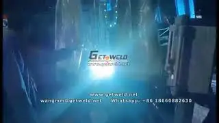Electric water heater inlet outlet pipes welding machine