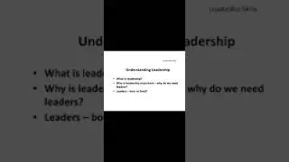 Faculty Lecture on Executive Leadership for DBA & MBA Candidates