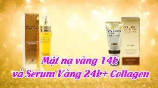 ThuyNhung Shop_Mặt nạ vàng 14k và Serum Vàng 24k+ Collagen