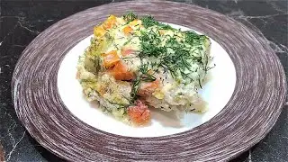 ЗАПЕЧЁННАЯ ТРЕСКА В ДУХОВКЕ очень вкусный рецепт белой рыбы
