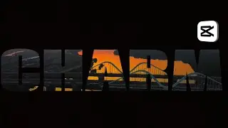 How To Add Video Inside Text |Capcut Edit| 
