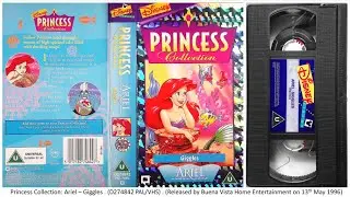 Princess Collection - Ariel : Giggles (13th May 1996 - UK VHS)