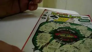 Blackjack Instant Scratch Off Lottery Ticket that Cost $5