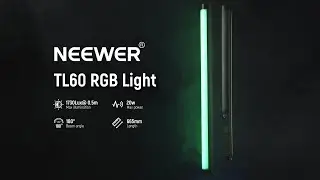 觸控取色更直覺！NEEWER TL60 RGB 多功能像素燈棒💡 | 燈棒操作示範 | 自定義流動光效 有夠自由🤩