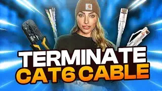 How to QUICKLY Terminate and Wire Up CAT6 with RJ45 8P8C Modular Plugs