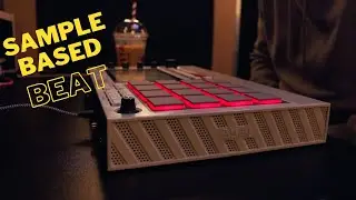 Making a HARD sample based hip hop beat in the studio | Akai MPC Live II