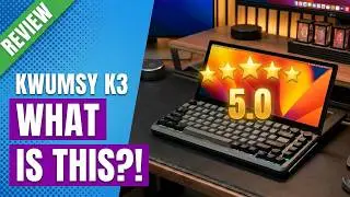 Kwumsy K3 - Mechanical Keyboard with a Touch Screen, USB Hub, and SSD Enclosure