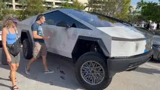 Tesla's Cyber Truck debut's at Supercar Saturdays!