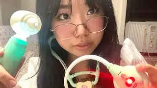 ASMR Brain Check up and Cleaning🧠 stop overthinking! (mental health)