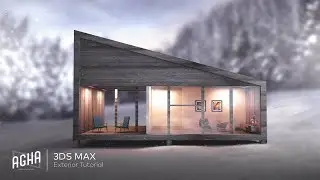 3Ds Max Modern Exterior Design Modeling Vray Render + Photoshop Architecture Visualization