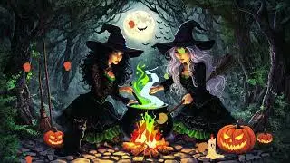 Best Halloween Ambiance Music🎃, Cozy Witch Cottage, Potion Brewing ASMR & Spooky Witchcore Playlist