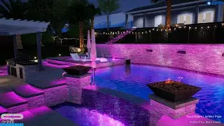 Custom Monument Swimming Pool Layout & Design | Elegant | Stylish | Relaxing | Fun | Valley View Dr