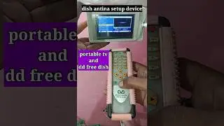 portable dd free dish antina setup device with display #reels #shorts #youtubeshorts #ytshorts