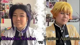 Shinobu Kocho vs Zenitsu Agatsuma | Most Difficult Cosplay