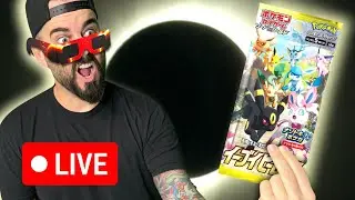 Solar Eclipse Live Stream + Opening Eevee Heroes Pokemon Cards - Poke Vault Live