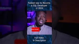 Fastest way to Become a SQL Developer in 2024 short