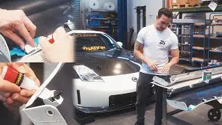 350Z SIDE SKIRT REMOVAL & FIXING BROKEN CLIPS | ZerofuckZ  Ep. 86