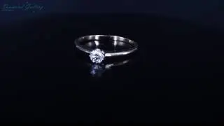 Diamond-Gallery. Кольцо с бриллиантом  артикул - dgm00231 Бриллиант: 0.12 карат
