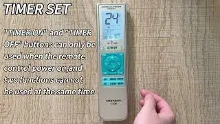 Chunghop Universal A/C Remote Control K-3688E With ECO Mode And Temperature Lock Function
