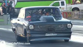 Street Outlaw Daddy Daves NEW Twin Turbo setup Shakedowns!!