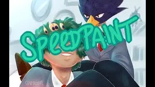 Study Date || Deku/Tokoyami BNHA Speedpaint