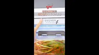 딤채에선 '청정 탈취'기능으로 김치 냄새를 지워주딤! [Why딤채?] #shorts