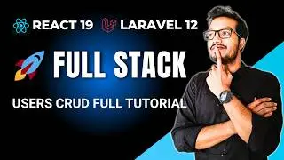React CRUD Tutorial | Build Complete Users CRUD with Laravel API (Full Stack Project)