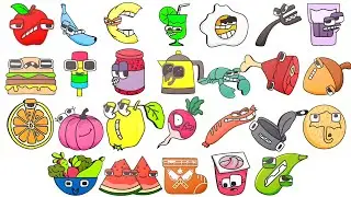 Alphabet Lore But They Food Lore (Full Version)