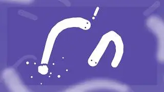 Colourful Worm Simulation | Game Maker Studio 2 Test