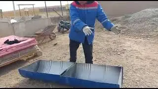 Бочкадан астау жасап жатырмын