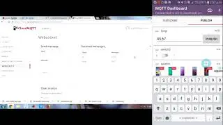 Mqtt Dashboard Android app to connect to cloud server
